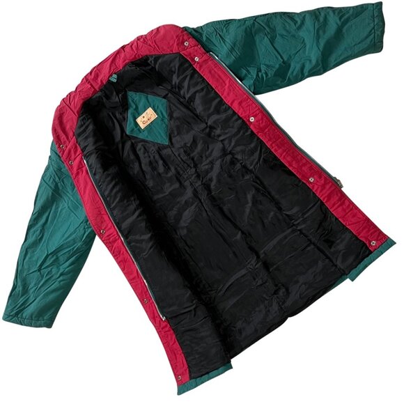 Bruit De Couloir (France) Vintage Saddle Sleeve Padded Parka : L - Picture 2 of 6